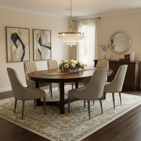 Blake Silver & Cloud Dining Chair